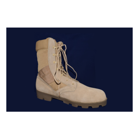 Condor Speedlace Combat/Jungle Boots - Desert Tan Suede Leather/Cordura {1}