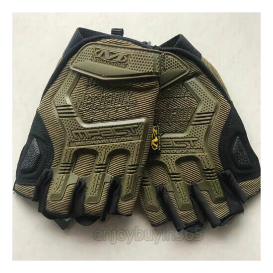 Mechanix Wear M-PACT FINGERLESS Tactical Gloves Army Bike Motorcycle Mechanics {11}