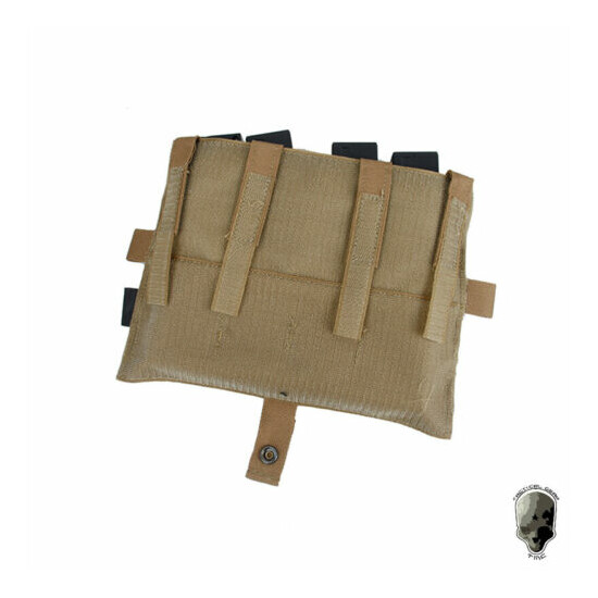 TMC Tactical MOLLE Mag Pouch Panel Mag Carrier w/ Kydex Insert for Tactical Vest {3}
