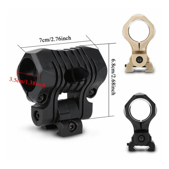Tactical Quick Release Helmet Flashlight Mount Holder Clip Clamp Accessory {5}