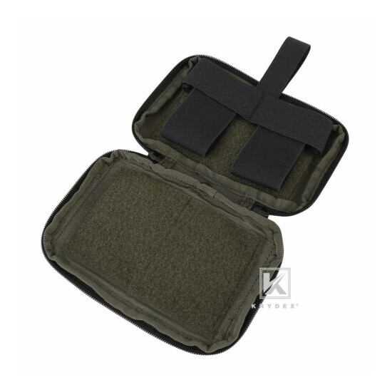 KRYDEX Tactical MED Medic Pouch EMT Trauma Storage for 1.5-3in Belt Ranger Green {4}