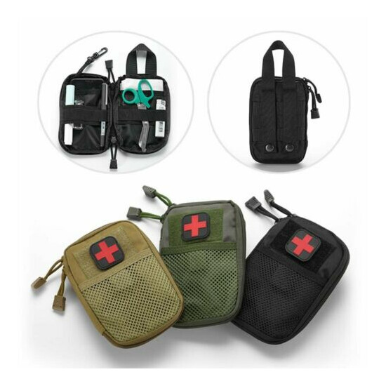 Nylon Tactical MOLLE Rip Away EMT IFAK Medical Pouch First Aid Kit Utility Bag {2}