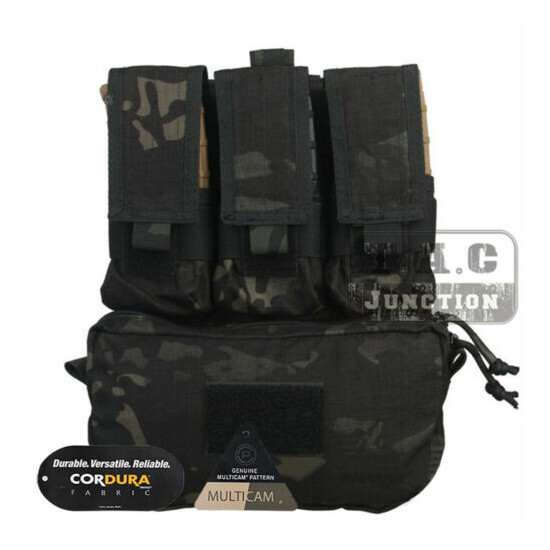 Emerson MOLLE Tactical Assault Pack Bag Plate Carrier Back Panel w/ Mag Pouches {13}