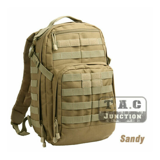 Tactical MOLLE Everyday Military Backpack Outdoor 24L Rucksack bug out bag Pack {9}