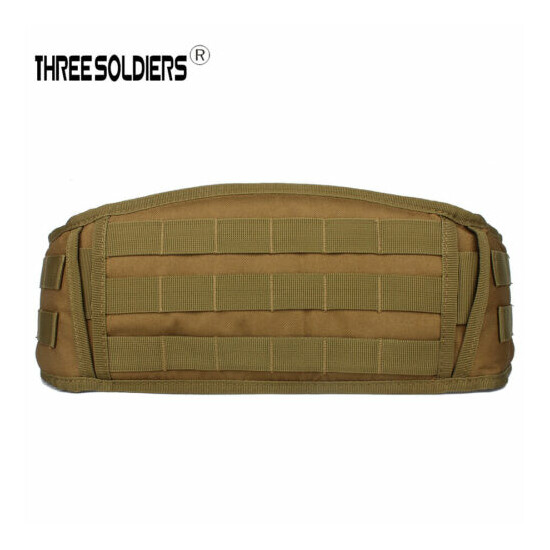 Men Military Belt Tactical Hunting Outdoor Waistband Molle Training Pouch Belt {6}