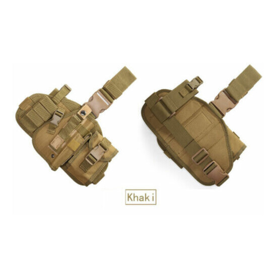 Outdoor Adjustable Hunting Molle Tactical Pistol Gun Holster Bullet Pouch Holder {48}