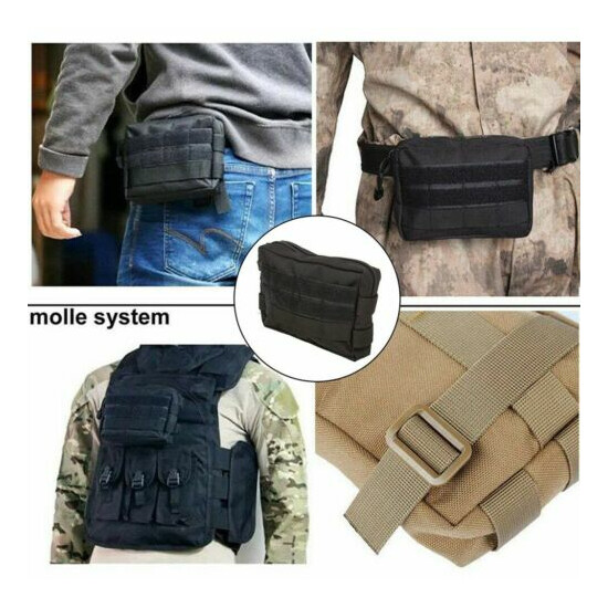 Tactical Outdoor Backpack Shoulder Strap Bag Pouch Molle Accessory Hunting Tool {11}
