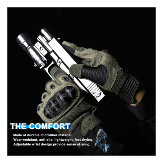 Touchscreen Tactical Gear Military Paintball Airsoft Shooting Full Finger Gloves {4}