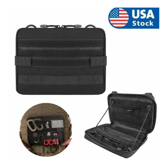 Tactical Admin Pouch Molle Tool Bag Utility Organizer EDC Medical Bag Waist Belt {1}