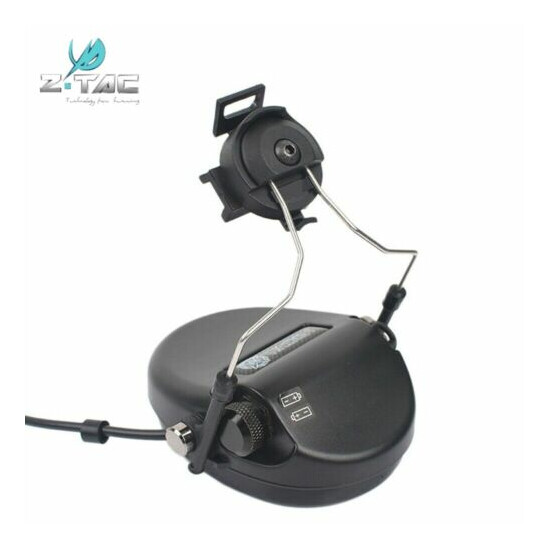 Tactical Military Helmet Headset Rail Adapter w/ Picatinny Rail For FAST Helmet {4}