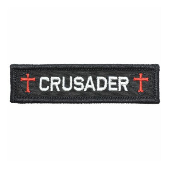 Crusader Templar Cross - 1x3.75 Patch {1}