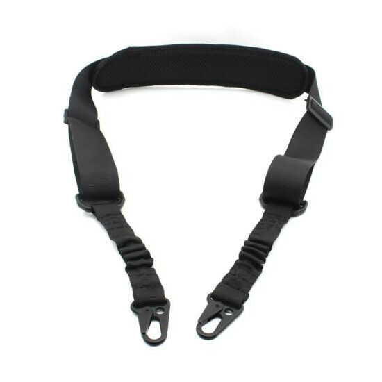 2 Point & Single Point Bungee Sling with Shoulder Pad for Rifles Shotguns {1}