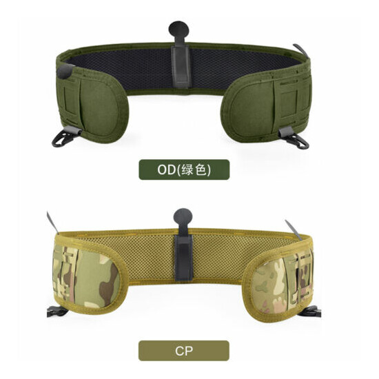 Hunting Molle Battle Belt Military Combat Padded Patrol Belt Waist Support Belt {3}