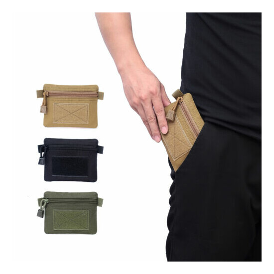 Tactical Wallet EDC Gear Coin Purse Key Card Holder Utility Pocket Pouch Bags {2}