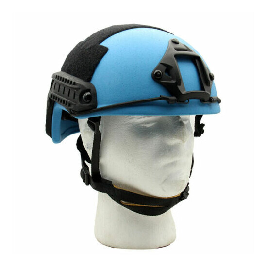 PE Helmet Ballistic Helmet IIIA Bullet Proof Helmet Blue color for 56-60cm {1}