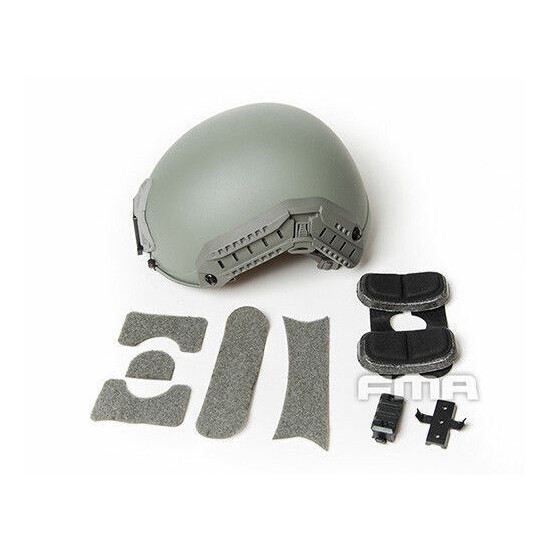 FMA Tactical Maritime Helmet Heavy Thick Version Airsoft TB1295 Black DE FG {13}