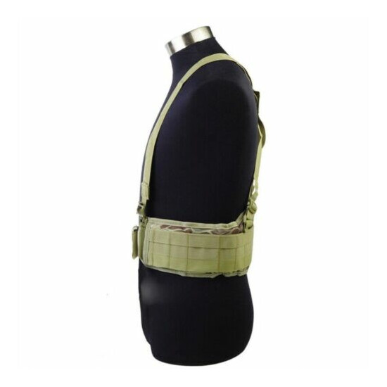 DLP Tactical MOLLE Battle Belt with Suspenders {23}