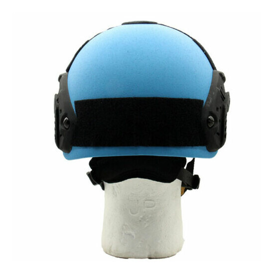 PE Helmet Ballistic Helmet IIIA Bullet Proof Helmet Blue color for 56-60cm {8}