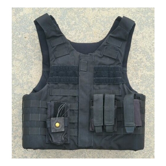Gator Hawk TACTICAL / GH Body Armor Level IIIA Bullet Proof Vest X-LARGE Zip-Up! {1}