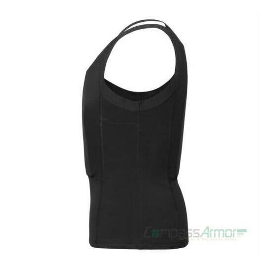 Ultra Thin Concealed T shirt Body Armor Vest Bulletproof made with Kevlar IIIA {3}