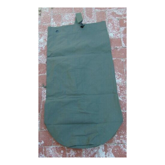 Chinese military heavy duty large top load Canvas duffle bag, NOS, free shipping {2}