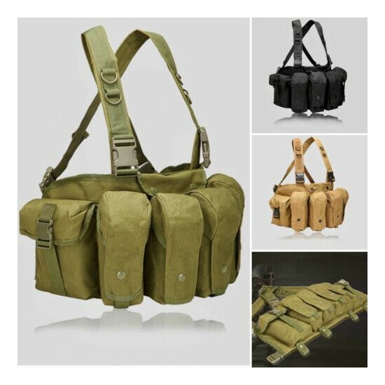 Heavy Duty Chest Rig, For Training, Hunting, Airsoft, Operation {5}