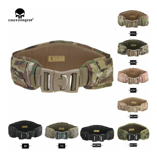EMERSON Tactical Padded Heavy Duty Belt Waist Molle Combat Hunting Quick Release {1}