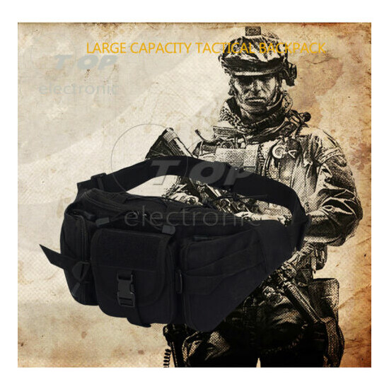 Outdoor Utility Tactical Belt Bag Waist Pack Pouch Military Camping Hiking Molle {7}