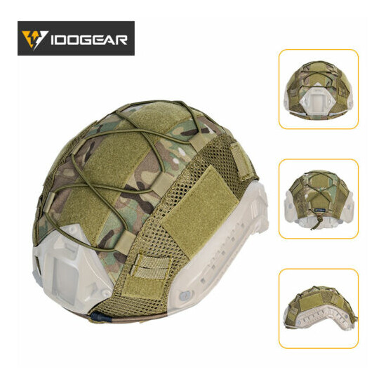 IDOGEAR FAST Helmet COVER Tactical Hunting Airsoft Gear Sports Headwear Camo {11}