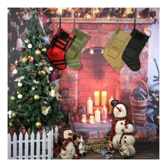 Tactical Molle Christmas Stocking Magazine Pouch Storage Hanging Bag Gift New US {2}
