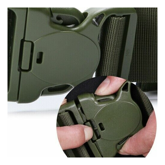 Adjustable 80 - 130 cm Tactical Nylon Belt Waistband Girdle with Molle OD color {8}