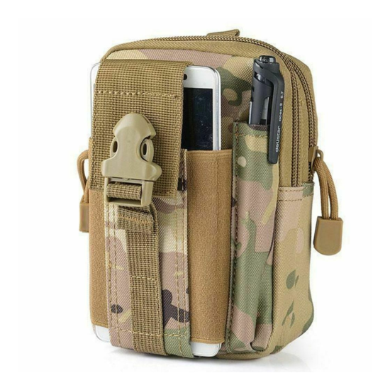 Military Waist Bags Tactical Molle Pouch EDC Belt Waist Fanny Pack Bag Pocket {16}