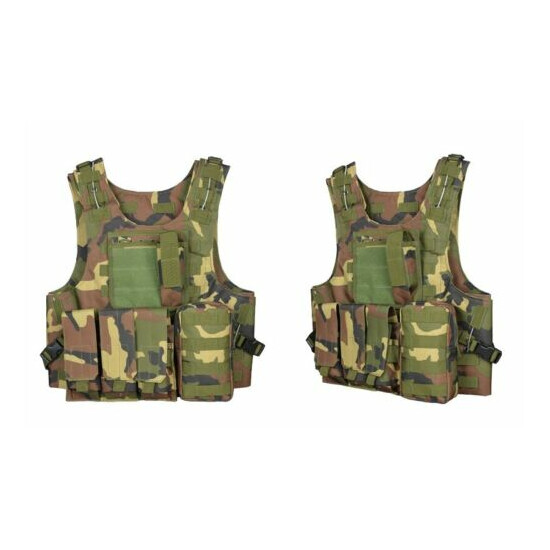 Airsoft Tactical Vest Military Molle Combat Vest for Outdoor Training CS Game {13}