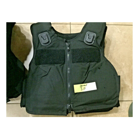 FEMALE MEDIUM Body Armor Bullet Proof Vest With Plates / panels level II *87 {1}