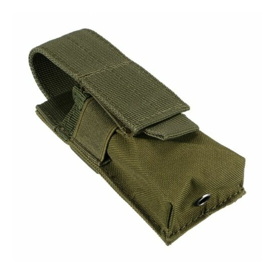 Outdoor Tactical MOLLE Accessory Bag Flashlight Holder Carrier Pouch Military {9}