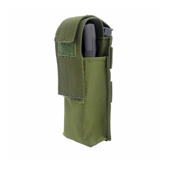 Molle Tactical Flashlight Pouch Knife Pouch Attachment Bag Torch Holder Case {5}