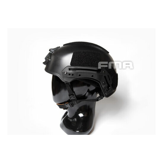 TB1268 FMA Hunting Tactical Helmet Airsoft WTF EX Ballistic Helmet BK/FG/TAN {15}