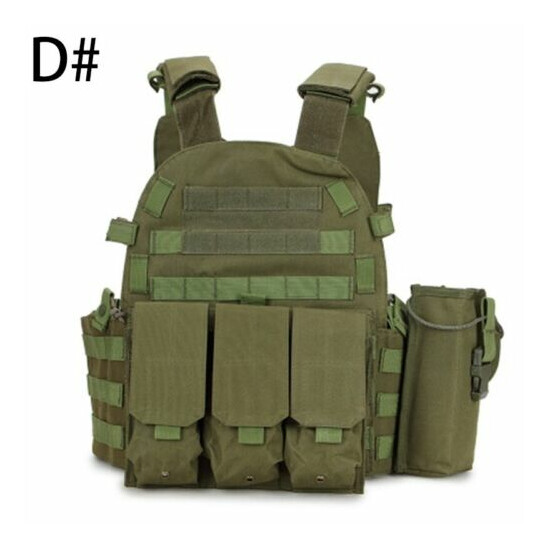 Tactical Vest Military Plate Carrier Molle Assault Combat Airsoft Hunting Vest {3}