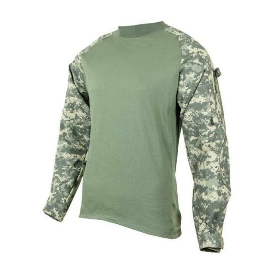 Army Tactical Response Combat Shirt Men's Camouflage Ripstop Large Airsoft {1}