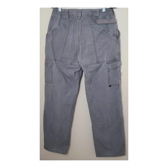 5.11 Tactical Series Style 74251 Gray Wash 100% Cotton Flat Front Pants - 34x34 {2}
