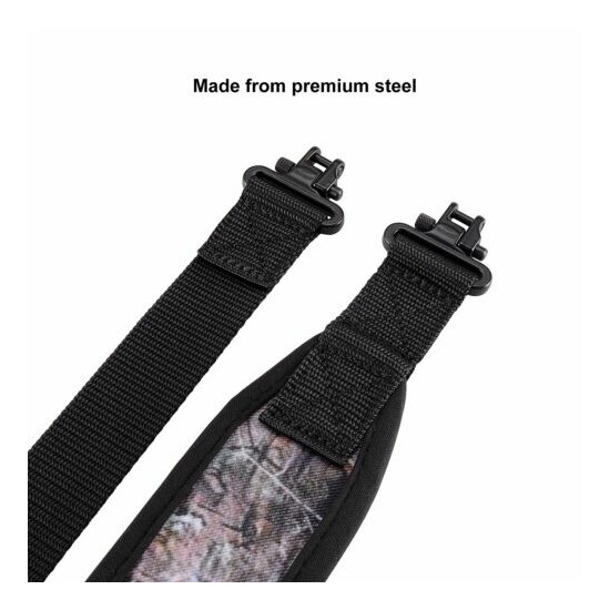 Two Point Rifle Sling Gun Sling Strap Adjustable Durable Shoulder Strap Pad {4}