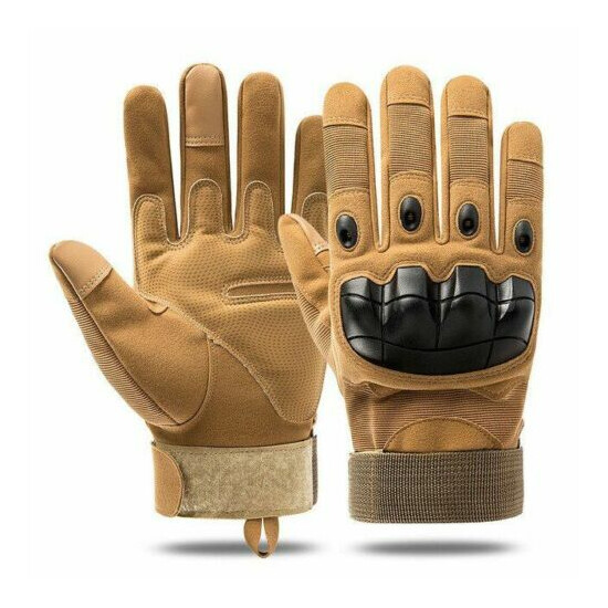 Super Hard Knuckle Tactical Gloves Full Finger Army Combat Gloves Shooting Glove {13}