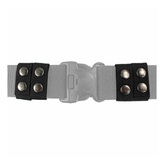 Portable Heavy Duty Belt Double Snaps Strap 2.25 inch Tactical Belt Keeper {5}