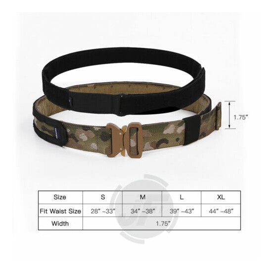 Emerson Tactical 1.75 inch Cobra Rigger Belt Load Bearing MOLLE Combat Duty Belt {3}
