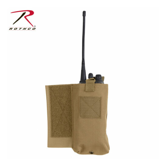 Rothco LACV Side Radio Pouch Set - Vest Accessory in Black orCoyote {6}