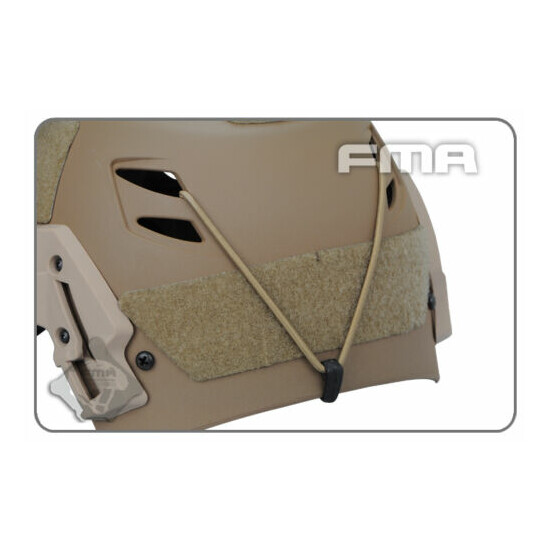 FMA MIC FTP BUMP Helmet EX Simple System Tactical Airsoft Black / Sand {22}