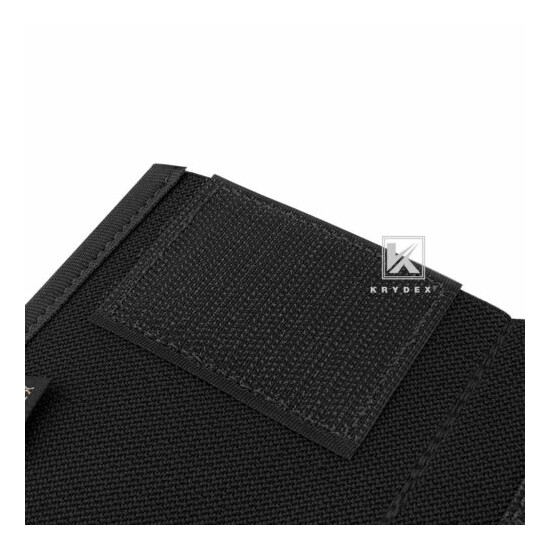 KRYDEX Double 7.62 Mag Elastic Insert for Micro Fight MK3 MK4 Chest Rig Black {6}