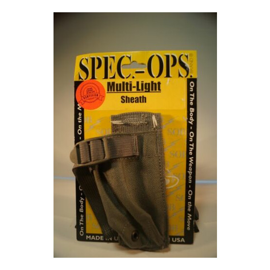 NEW - SPEC-OPS MULTI-LIGHT SHEATH FOLIAGE GREEN 100160112 - Made in USA!! {1}