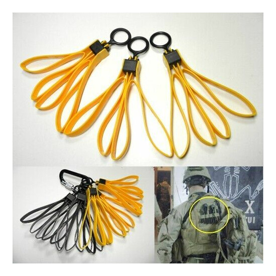 1/3/5pcs Airsoft Tactical Fold Plastic Restraints Disposable handcuffs ornament {1}