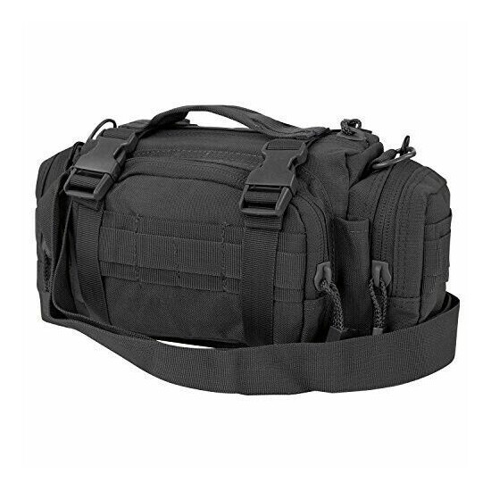 Black Modular Deployment Bag Compact Tactical Military Hand Bag Carrier {2}
